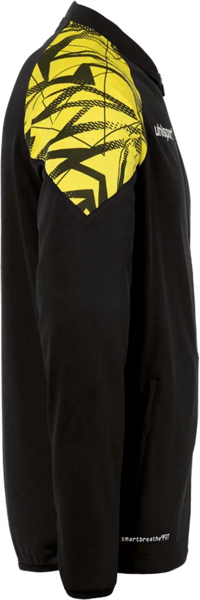 Uhlsport Goal 25 Polyestervest Heren - XL - Zwart/Limoen