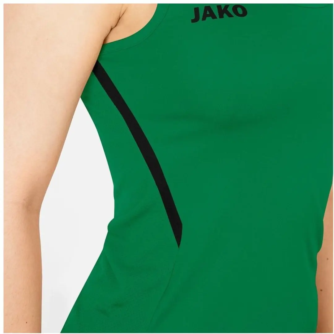 JAKO Challenge Tanktop Dames - Sportgroen/Zwart 42