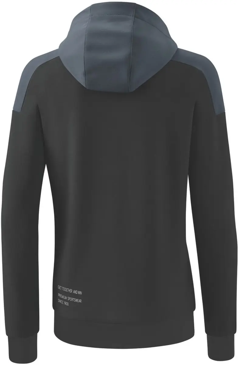 Erima Change Sweatshirt Dames - Wit/Slate Grey/Zwart 38