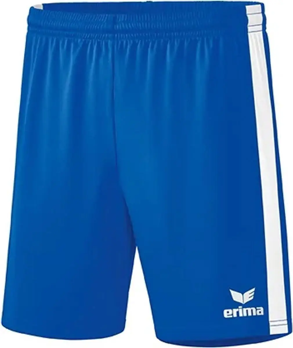 Erima Retro Star Short Junior 152 - Blauw/Zwart