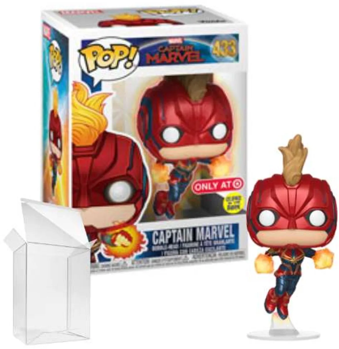 Funko Pop! Marvel Captain Marvel Flying Glow in the Dark