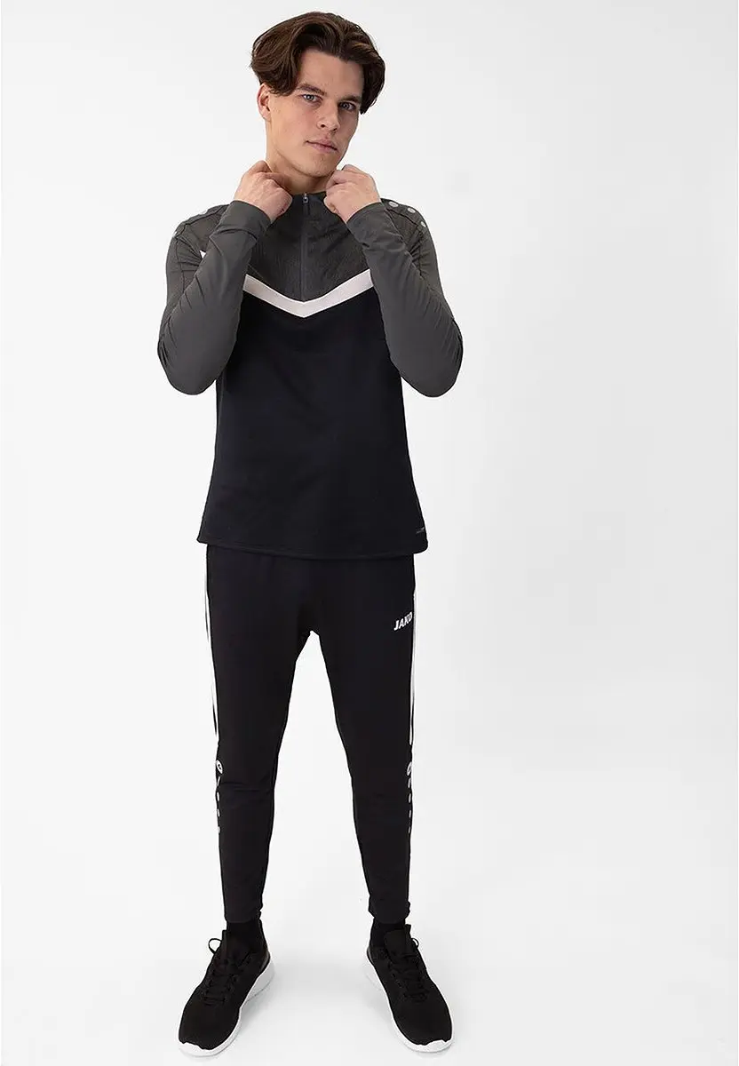 JAKO Iconic Ziptop Heren - M - Zwart