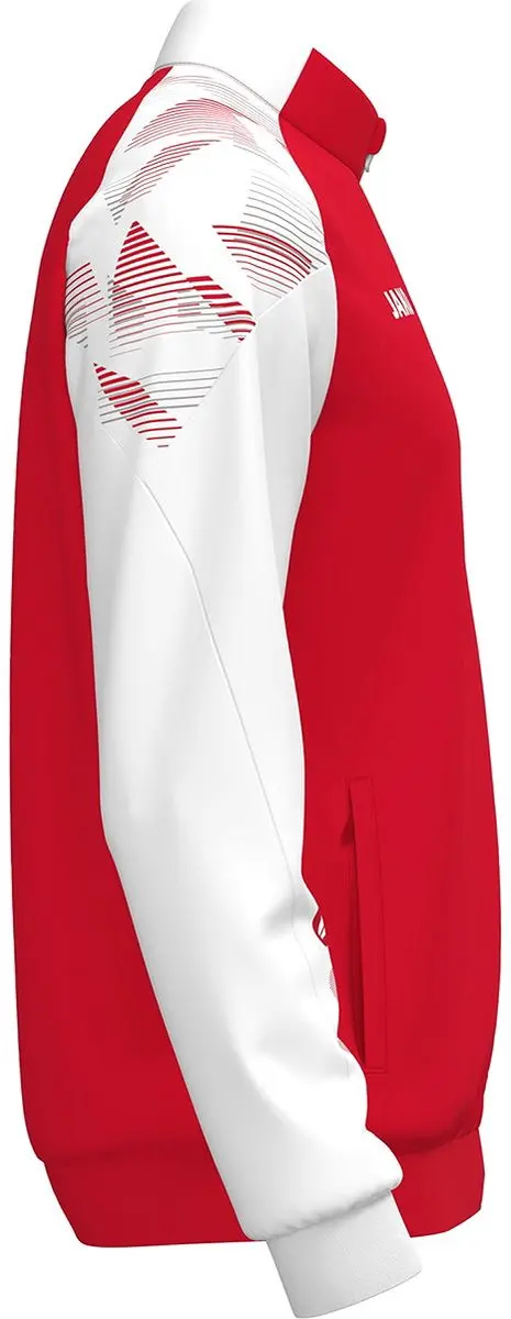 Jako Sonic Polyestervest Kinderen 140 - Rood/Wit