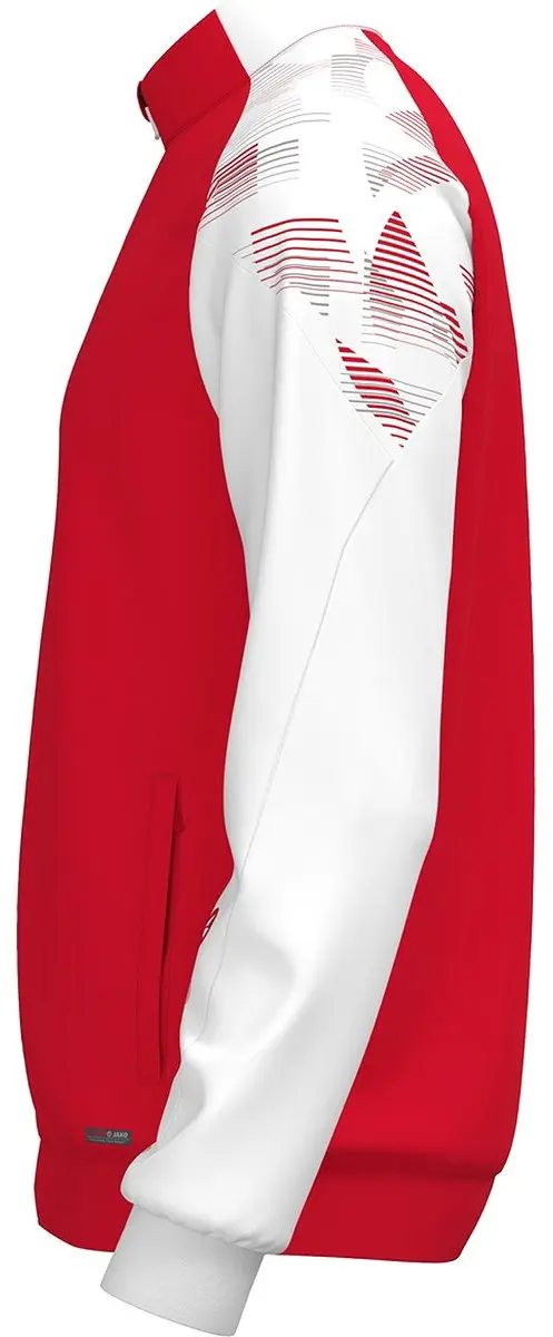 Jako Sonic Polyestervest Kinderen 140 - Rood/Wit