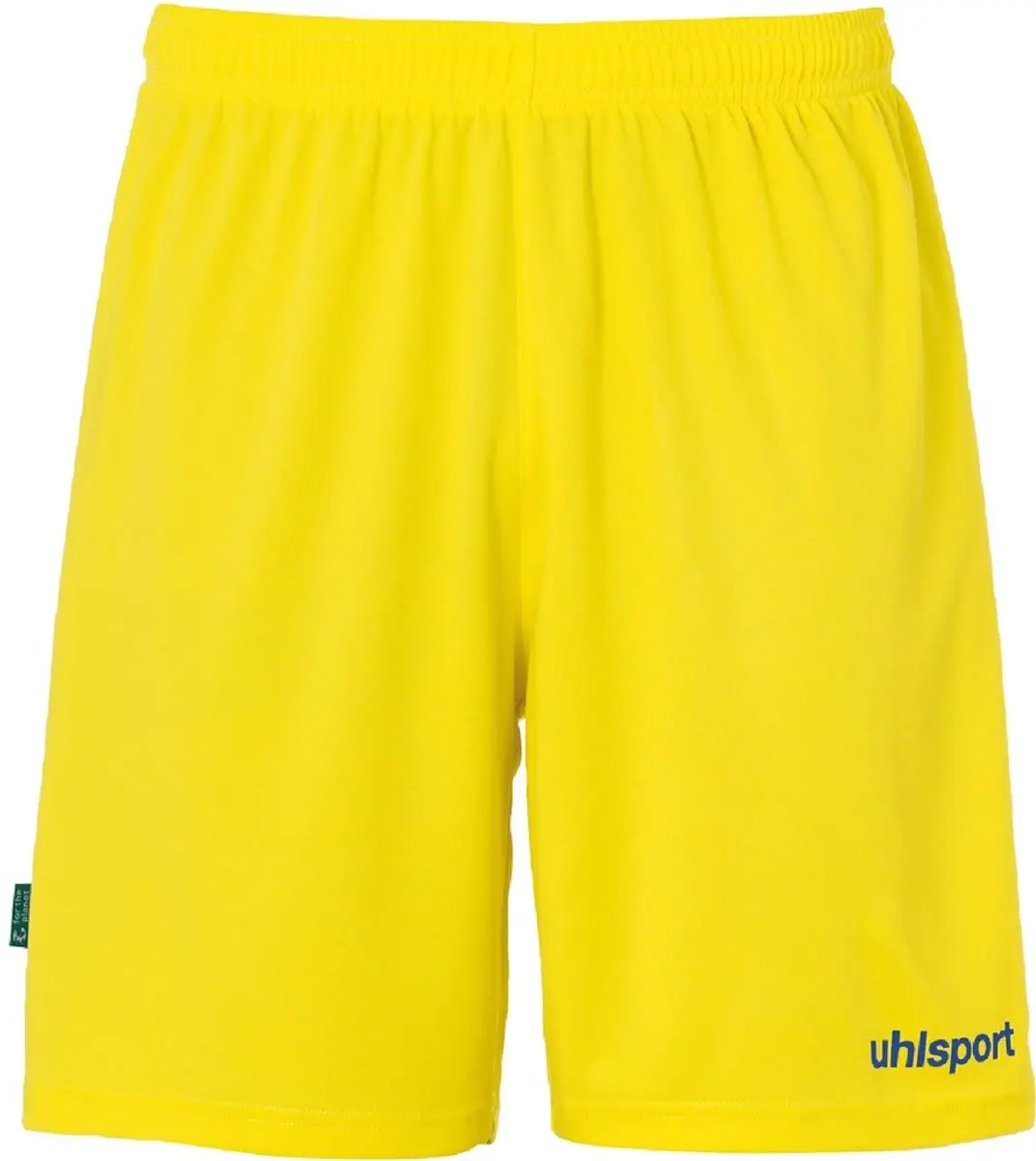 Uhlsport Sportshort Center Basic Shorts L - Azurblauw/Limoengeel