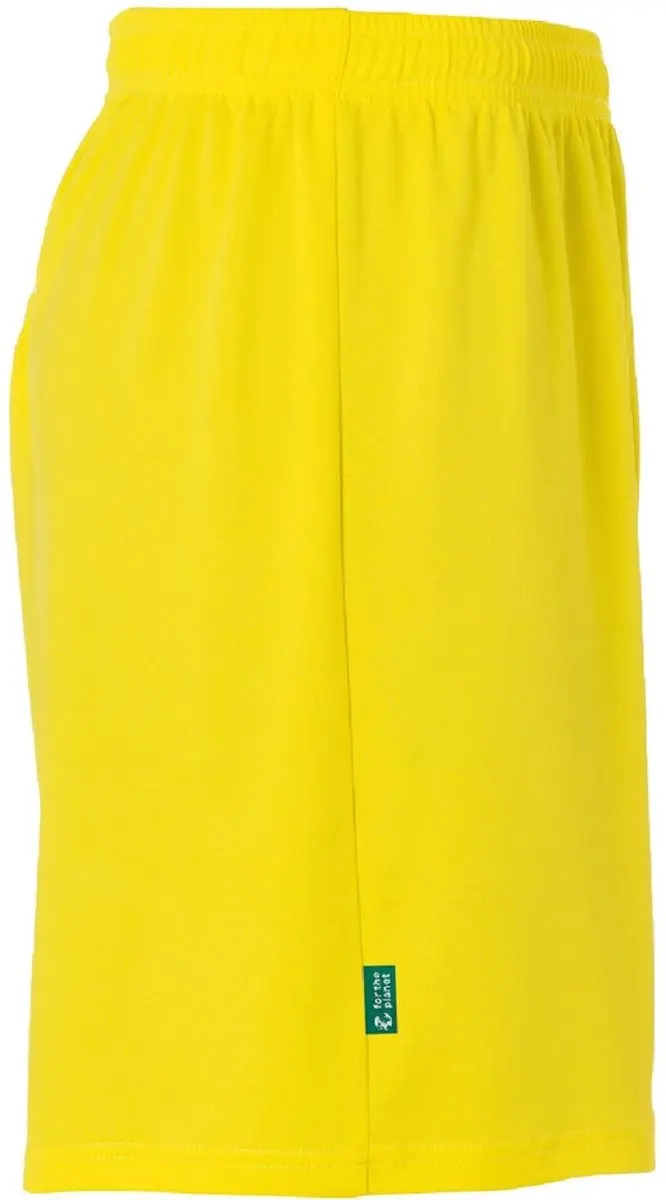 Uhlsport Sportshort Center Basic Shorts L - Azurblauw/Limoengeel - afbeelding 6 van 6