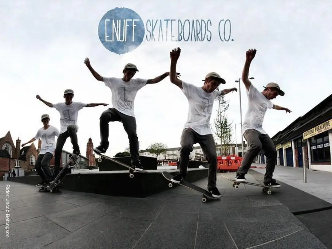 Enuff Graffiti II Skateboard 7.25" - Paars - afbeelding 4 van 5