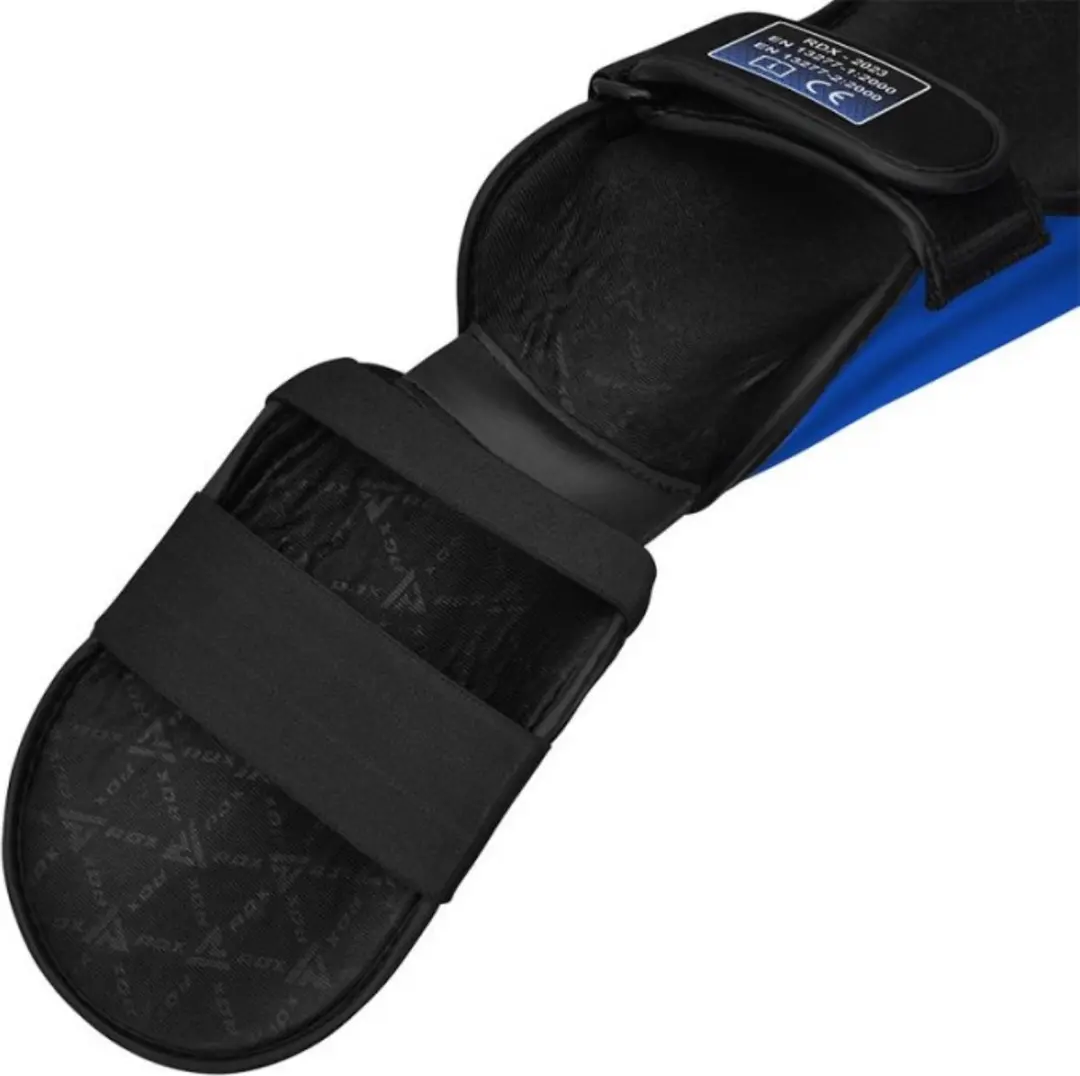 RDX Sports Shin Instep Molded KING - Blauw L