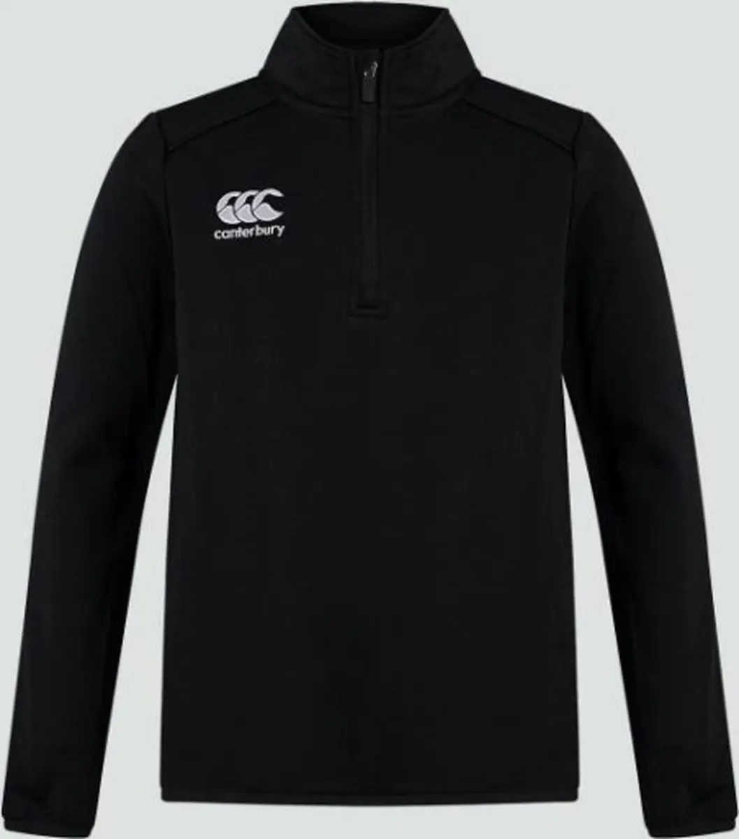 Quarter Zip Midlayer Training Top Junior Black