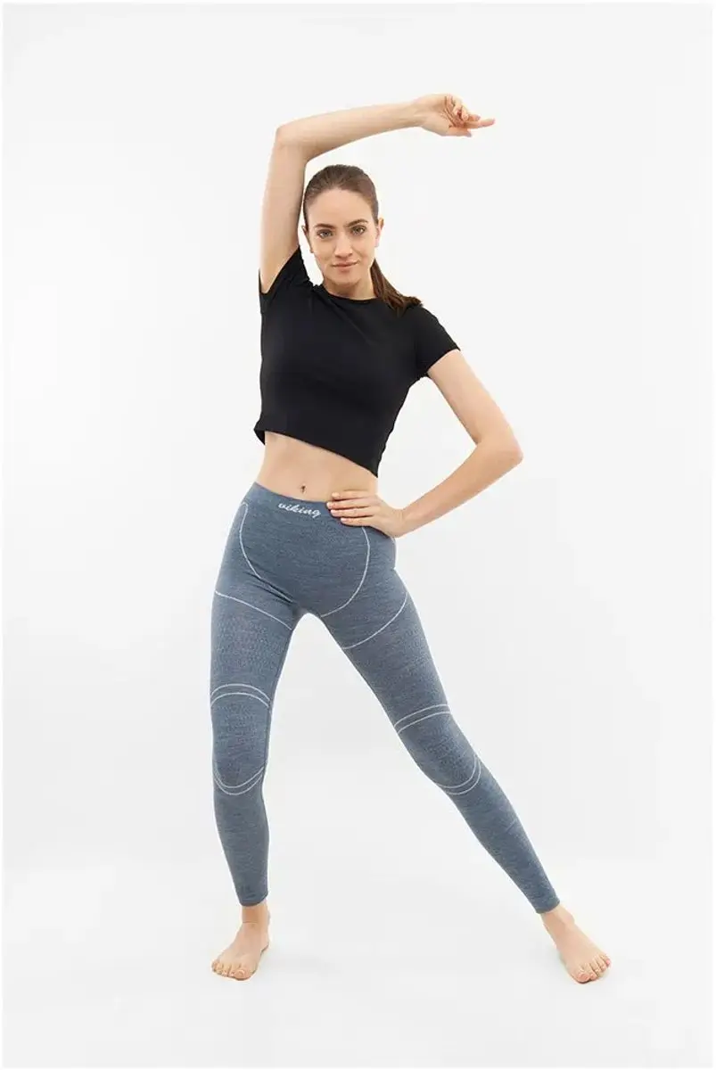 Viking Lana Pro Merino Basislaagbroek L - Grijs