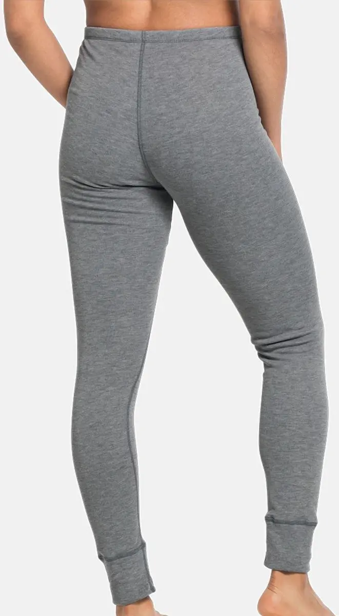 ODLO Active Warm Lange Thermobroek Dames M - Grijs