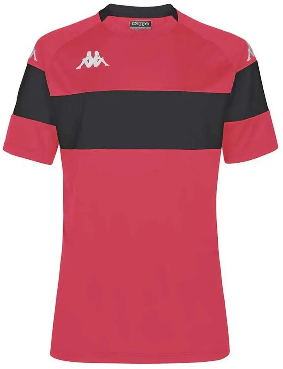 Kappa Dareto T-shirt - 3XL - Rood/Zwart