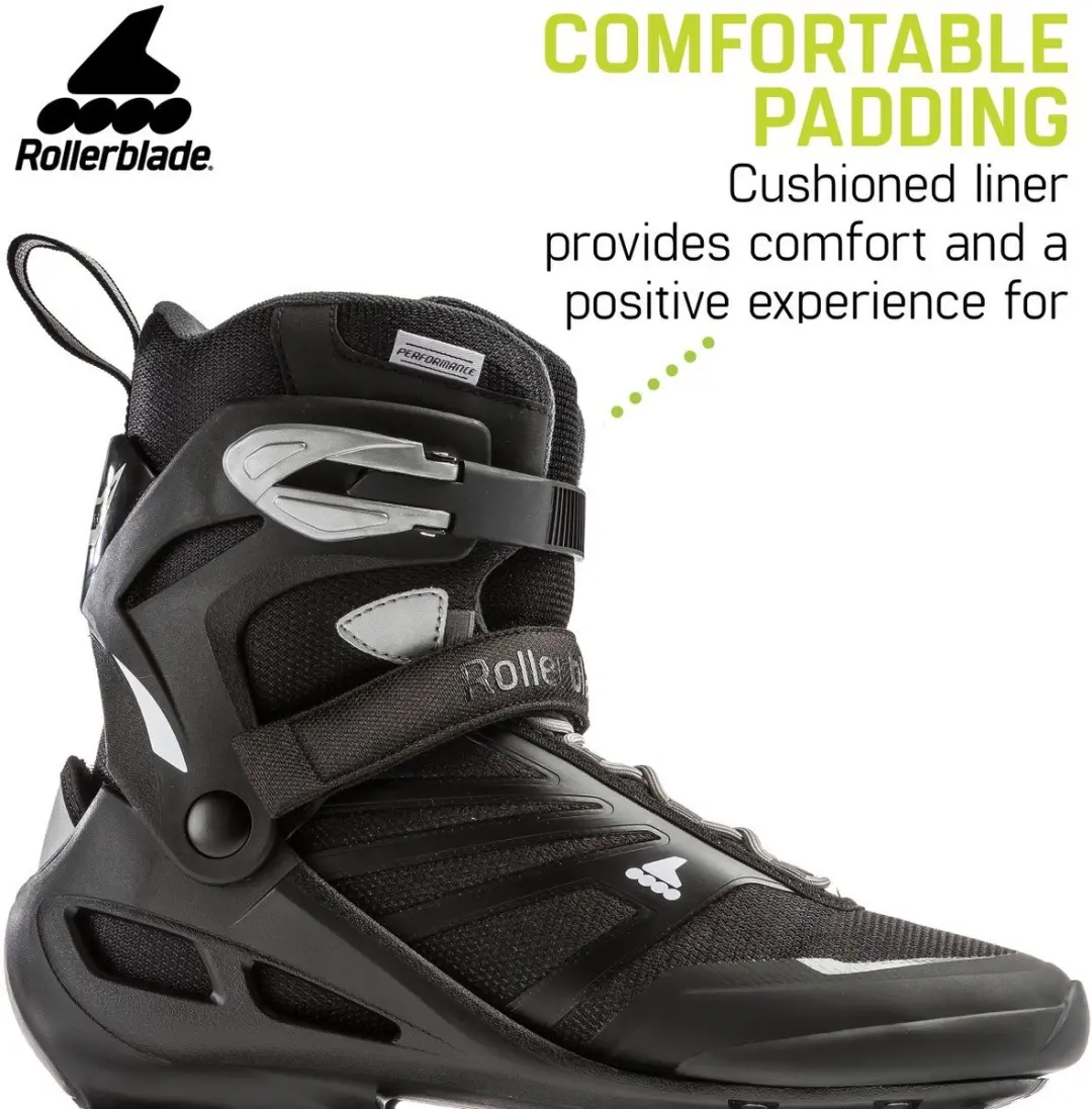 Rollerblade Zetrablade Skeelers 80mm - Maat 44 - Zwart/Grijs - afbeelding 4 van 6