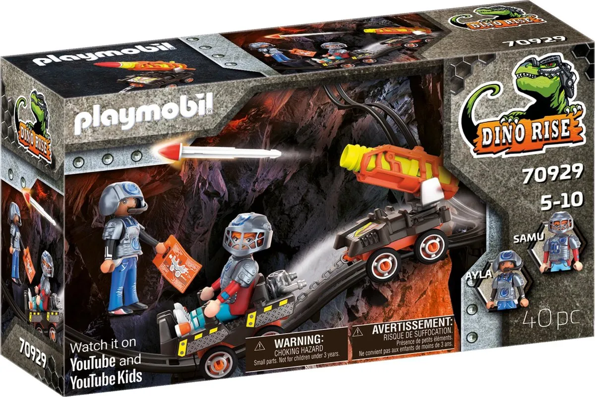Playmobil Dino Rise Dino Mine Raket Kart 70929