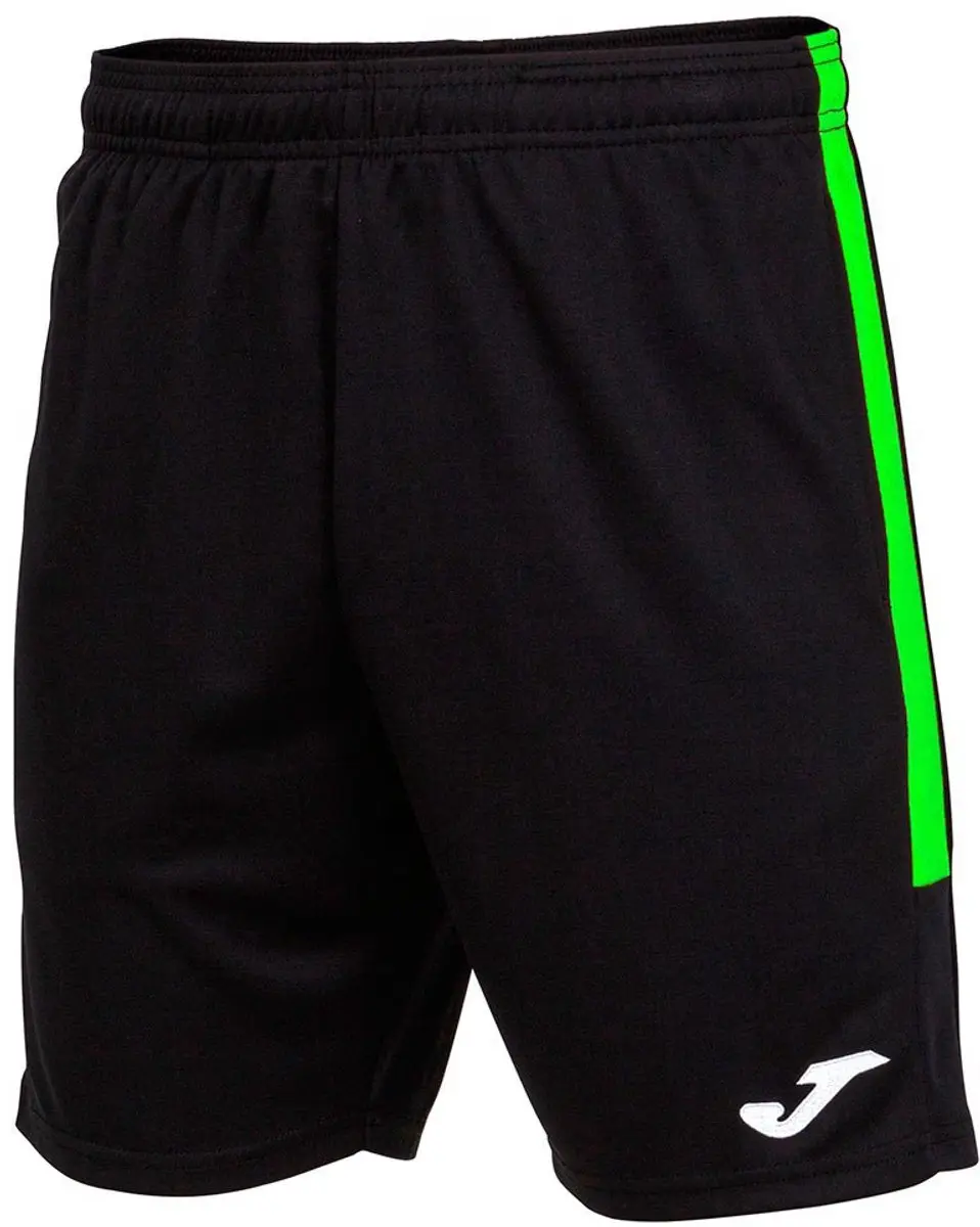 Joma Eco Championship Korte Broek 5-6 jaar - Zwart/Fluor Groen