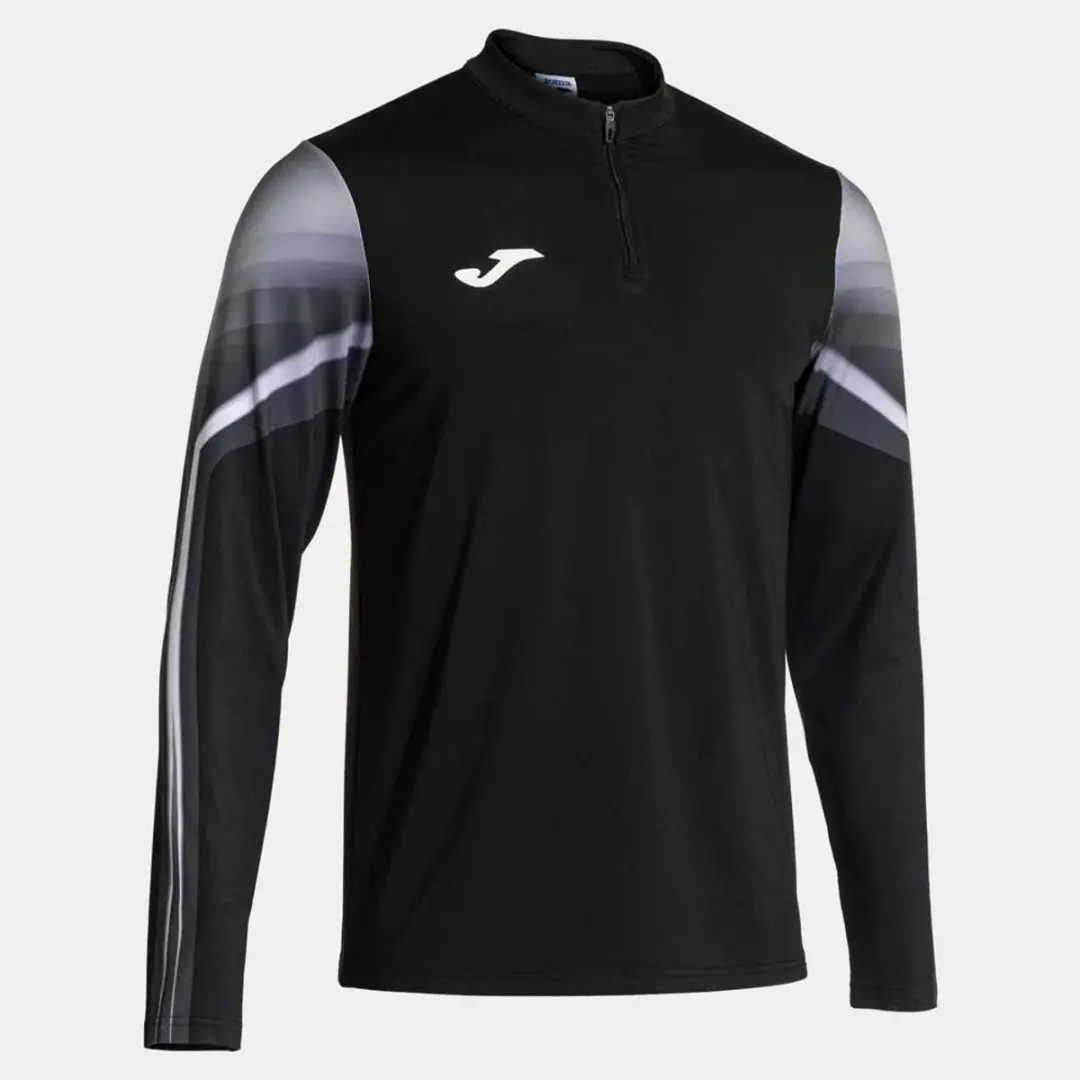 Joma Elite Xi Sweatshirt - Halve Rits - Zwart - S