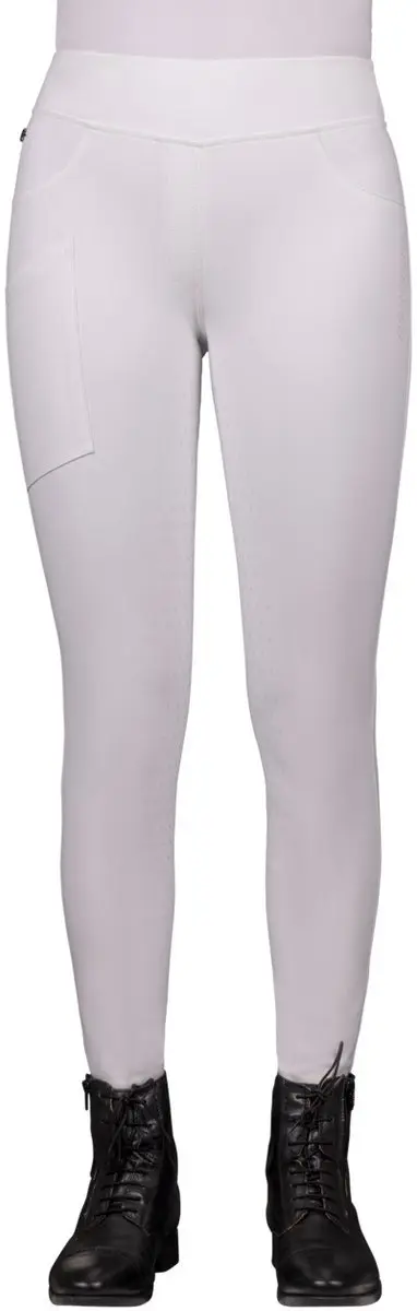 QHP RIJLEGGING KAE Leg Grip - Wit M40 - afbeelding 4 van 6
