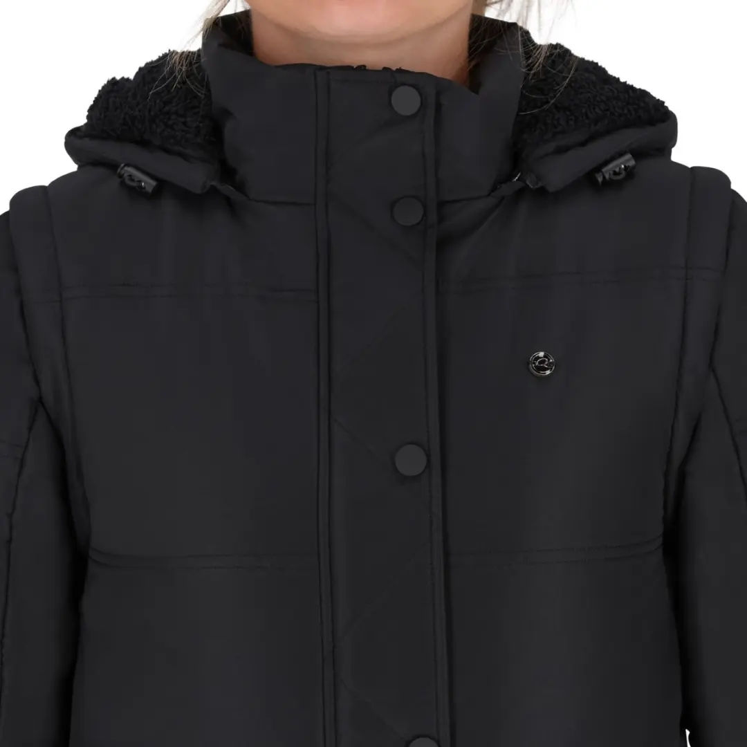 QHP Rahya Winterjas - Zwart - 44 - afbeelding 3 van 6