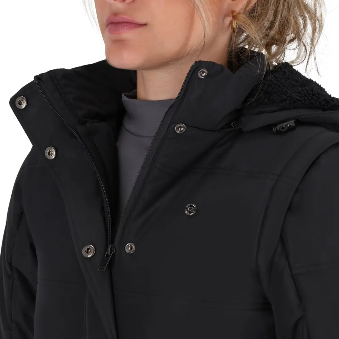 QHP Rahya Winterjas - Zwart - 44 - afbeelding 5 van 6
