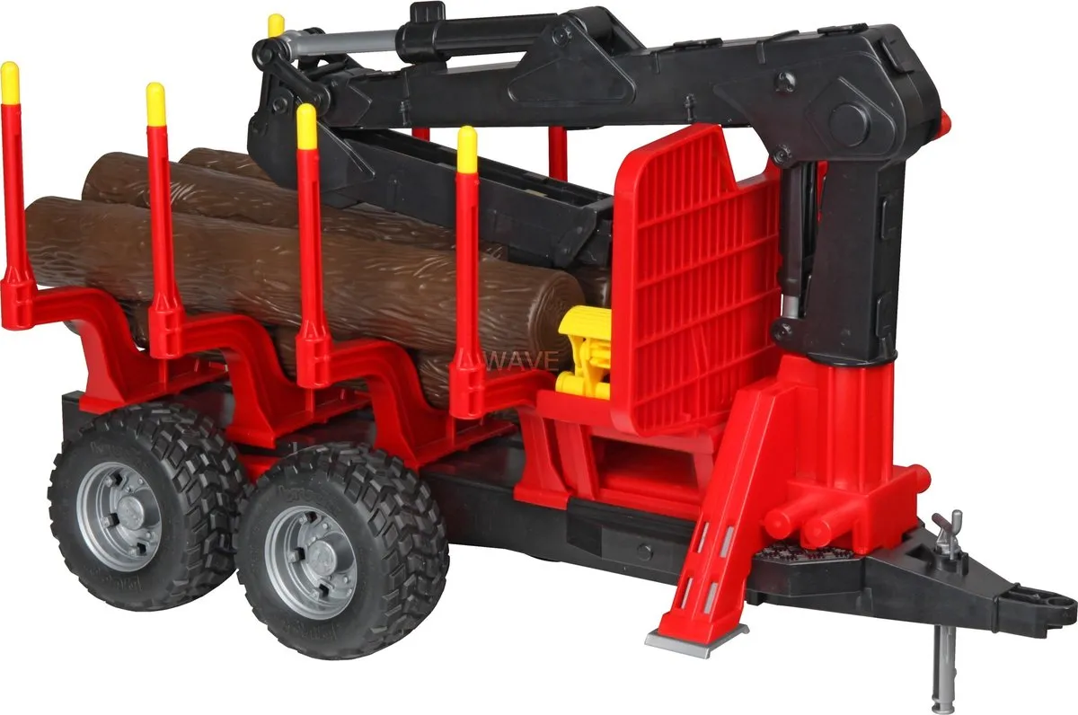 Bruder Forestry Aanhanger 2252 met Laadkraan