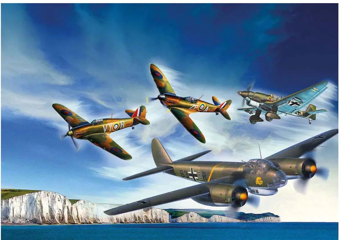 Revell 03766 Battle of Britain Spitfire & Hurricane - 1:72 - 232 Onderdelen