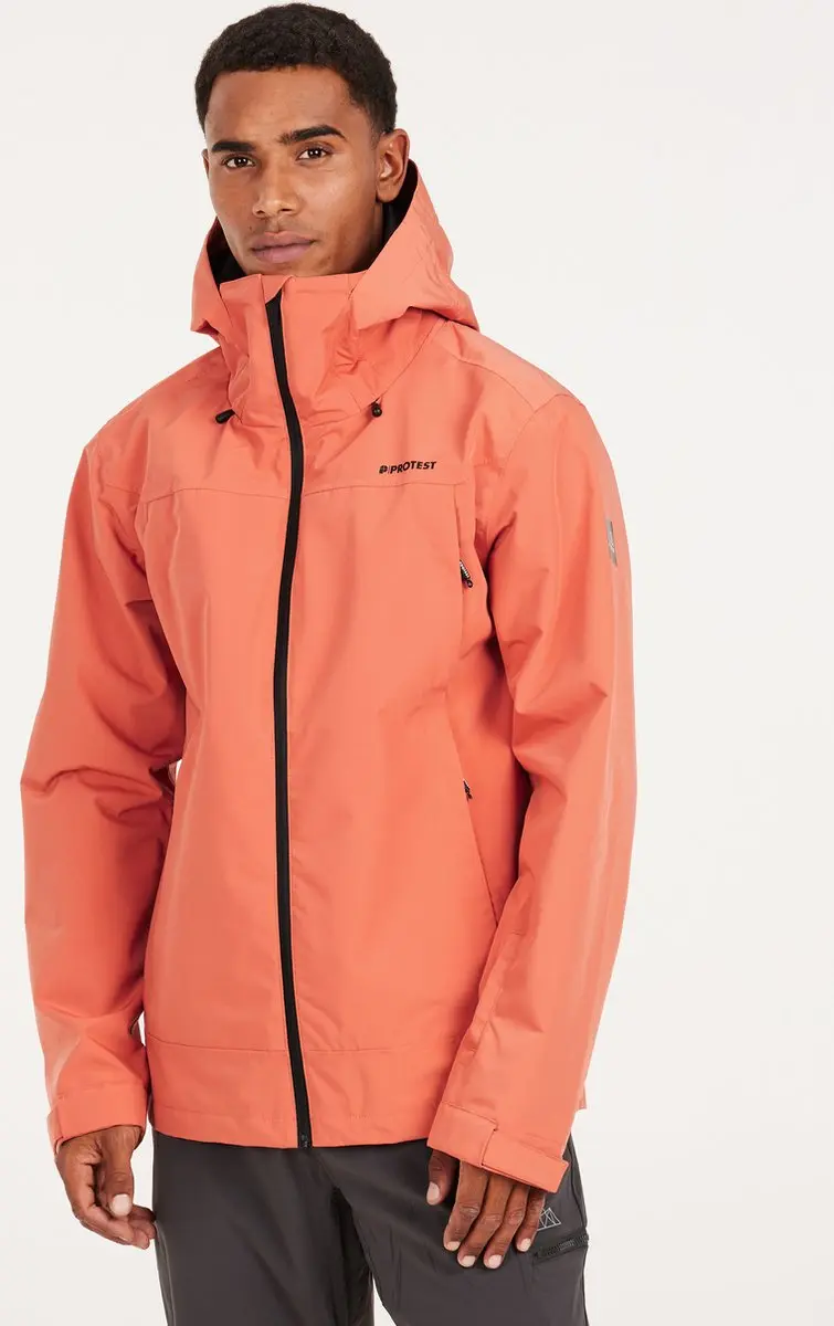 Protest Prtwoodgate Regenjas Heren - XL - Blood Orange - afbeelding 2 van 6
