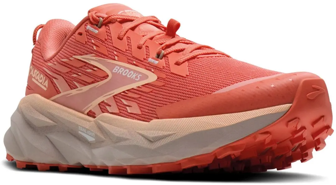 Brooks Cascadia 19 Trailrunningschoenen Dames - 39 - Oranje - afbeelding 3 van 6