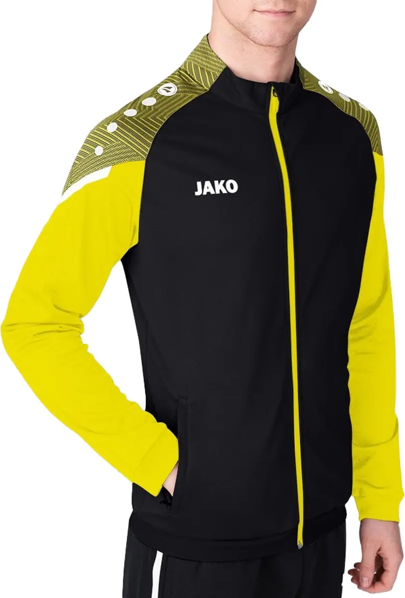 Jako Performance Sportjas Mannen M - Zwart/Geel