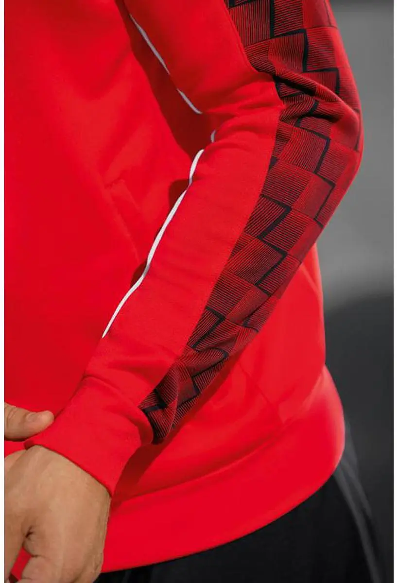 Erima Evo Star Trainingsjack Kinderen - 140 - Rood/Zwart