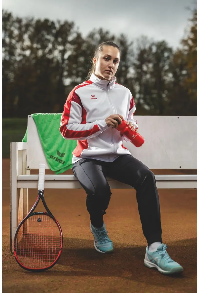 Erima Celebrate 125 Trainingsjack - 152 - Wit/Rood