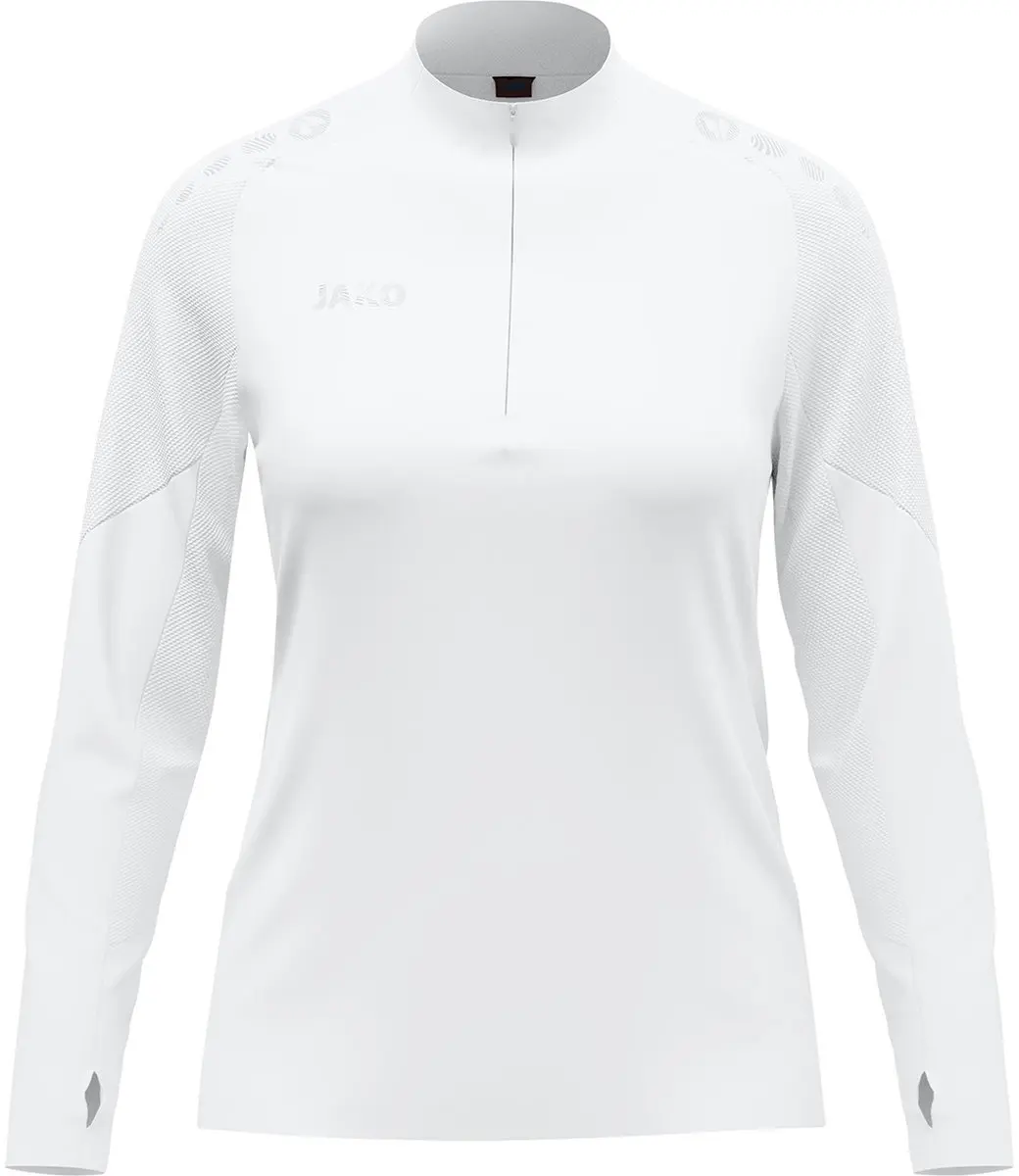 Jako Light Flow Ziptop Dames T-shirt