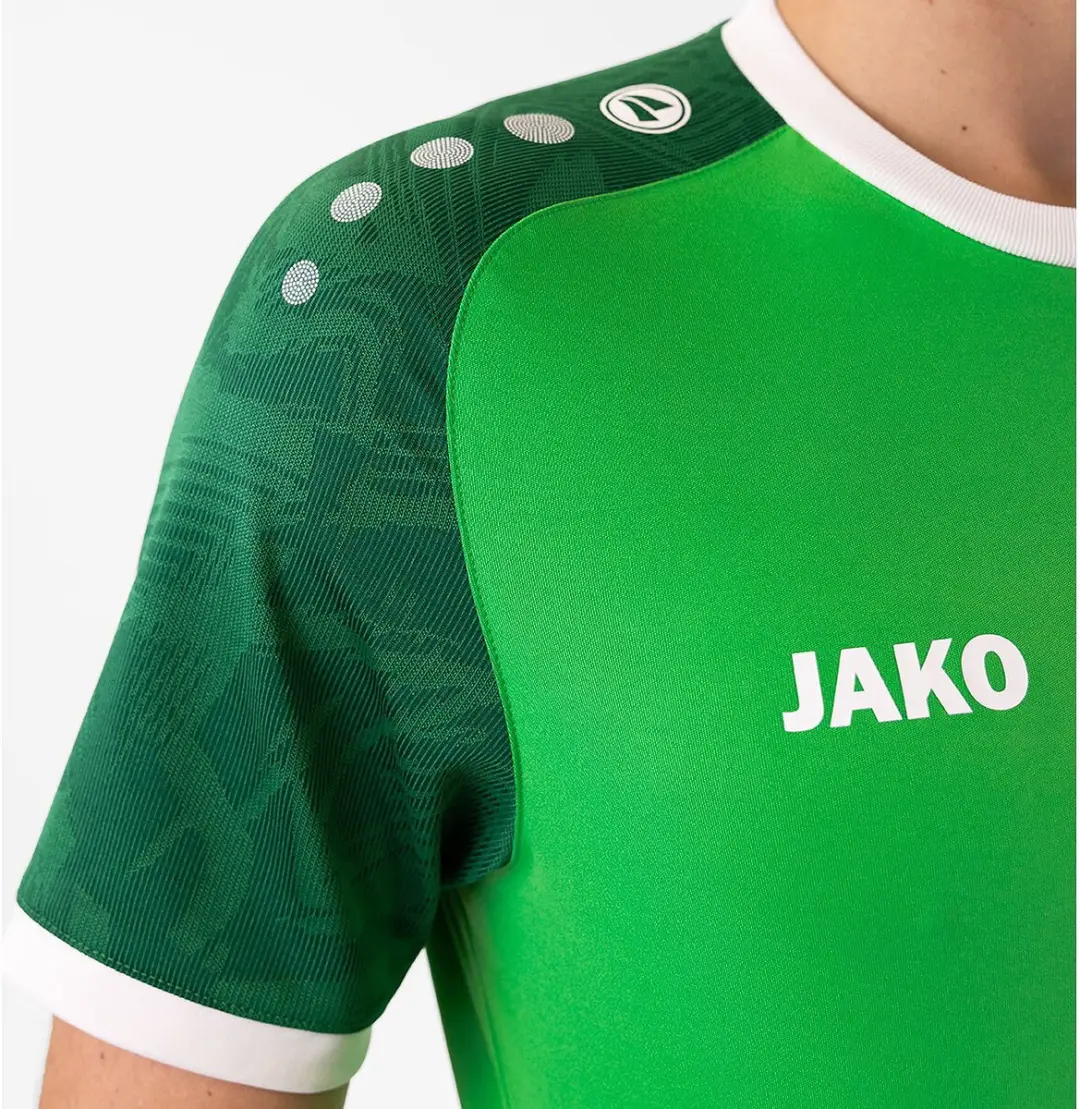 JAKO Iconic Shirt Korte Mouw Heren - Zachtgroen 3XL