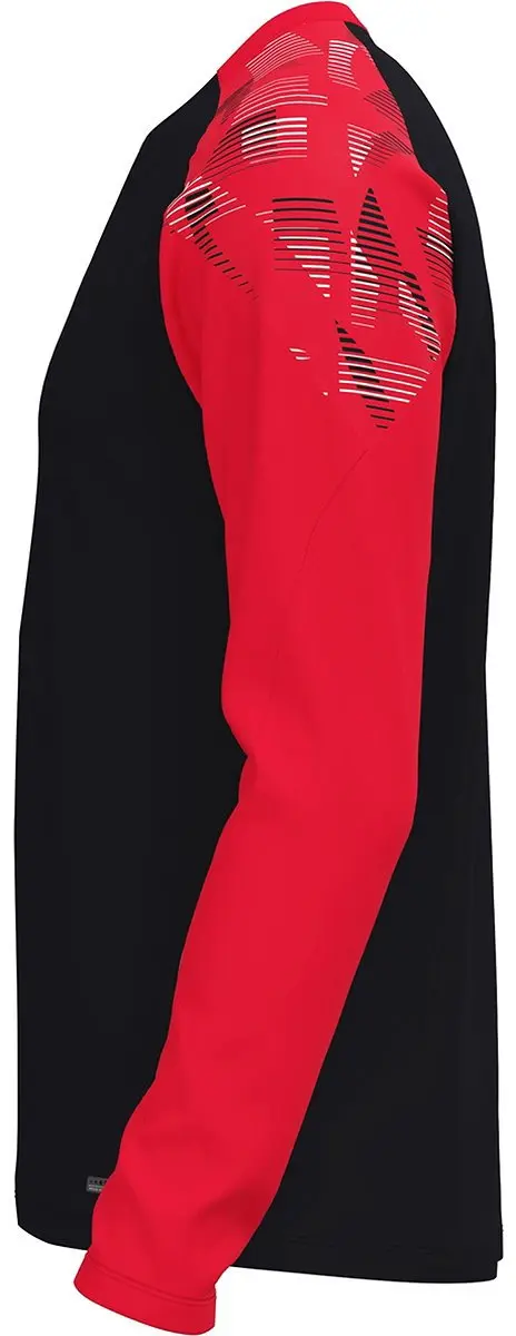 Jako Sonic Longsleeve Heren - Zwart/Rood S