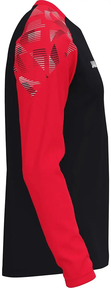 Jako Sonic Longsleeve Heren - Zwart/Rood S