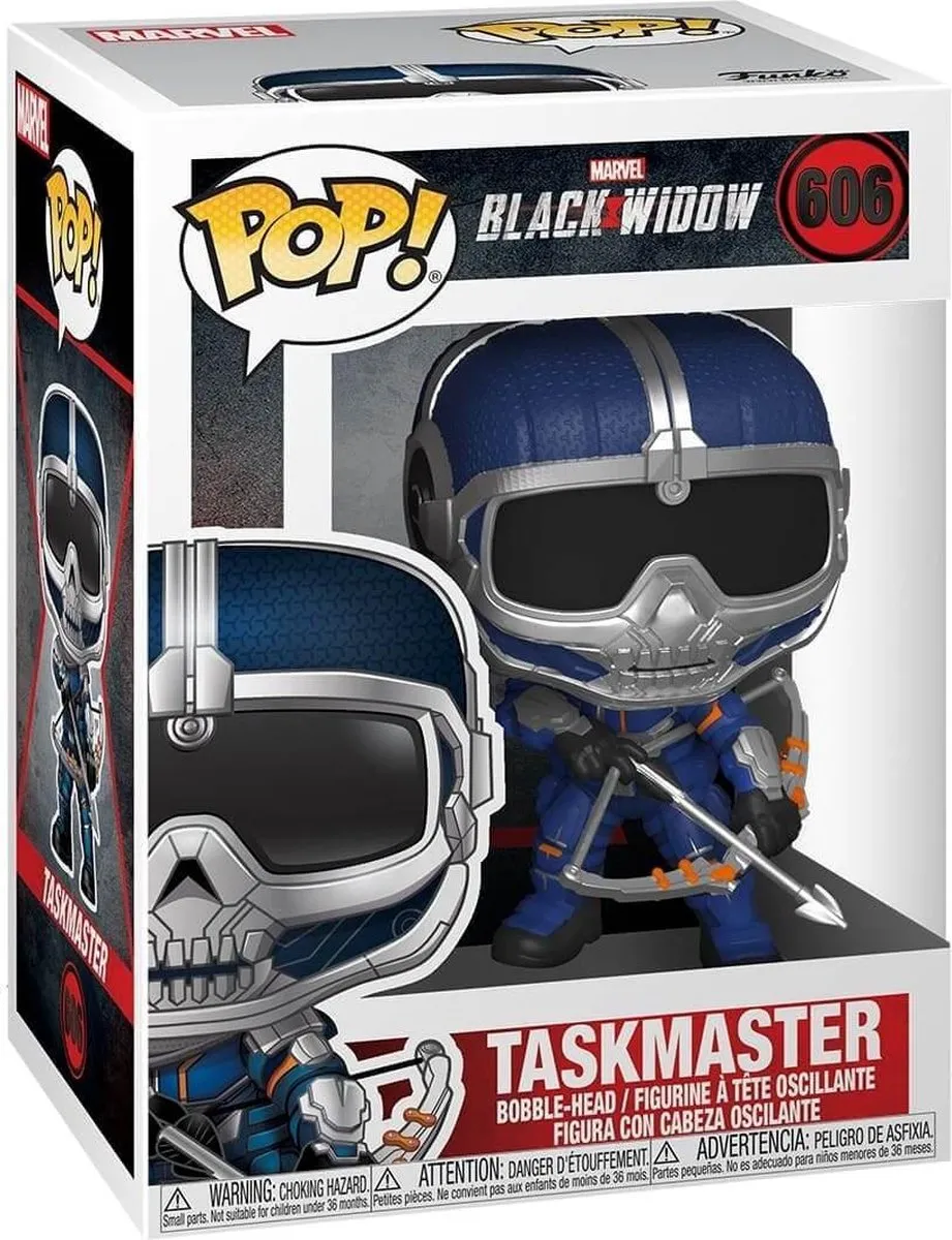 Funko Pop! Marvel Black Widow Taskmaster FUN46685 - Blauw/Zilver