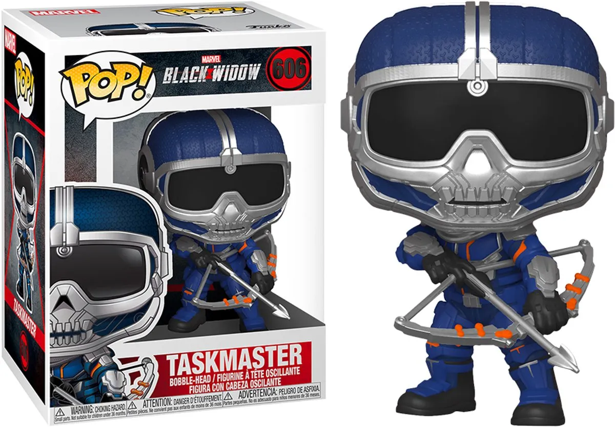 Funko Pop! Marvel Black Widow Taskmaster FUN46685 - Blauw/Zilver