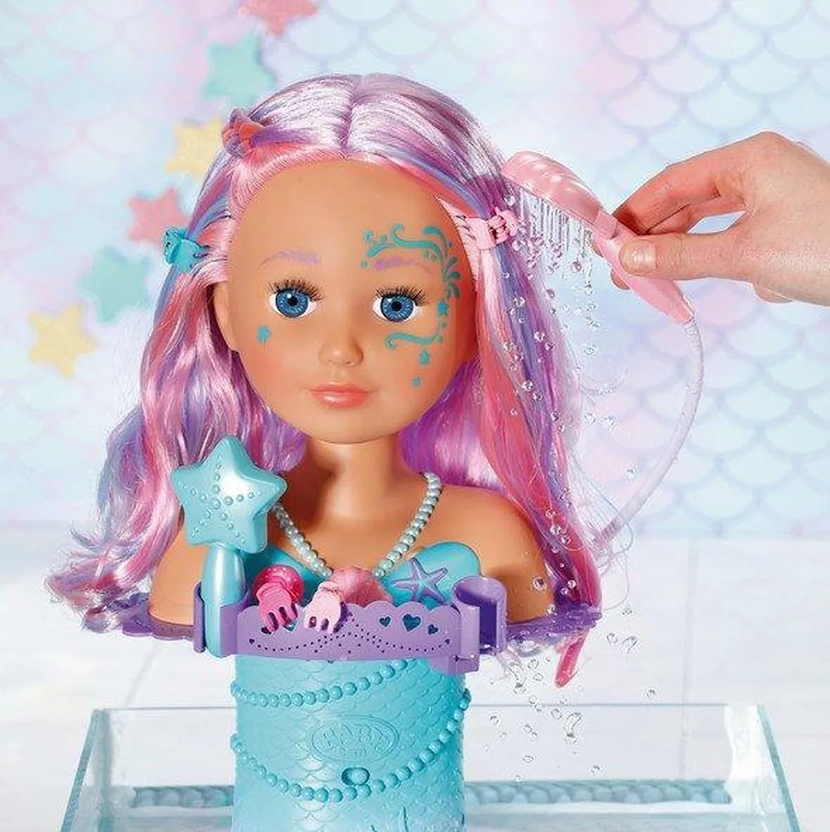 Baby Born Sister Styling Mermaid Head 830550 - Zeemeermin
