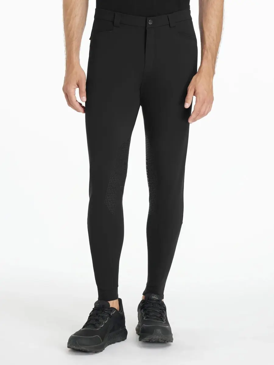 LeMieux Heren Rijbroek Full Grip M Zwart