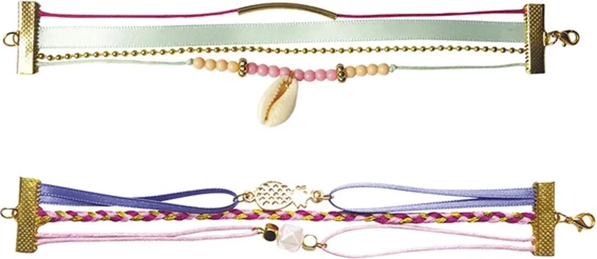 Janod Atelier Bijoux Bohemian Armbandjes - Meerkleurig - afbeelding 6 van 6