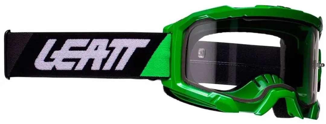 Leatt Velocity 4.5 Crossbril - Groen - Clear Lens - afbeelding 4 van 4
