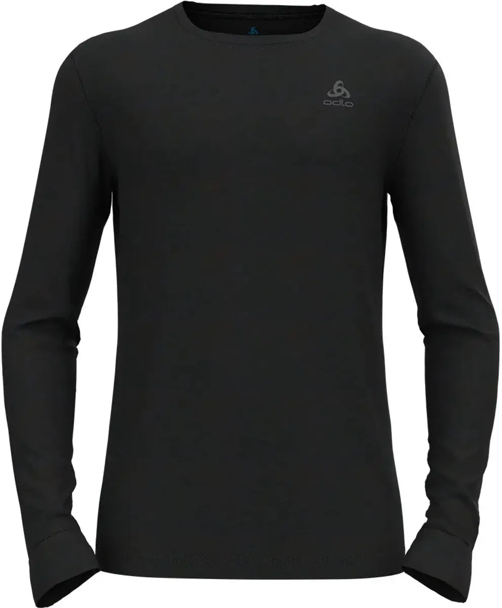 ODLO Natural Merino 200 Thermoshirt Mannen - Maat M - Zwart
