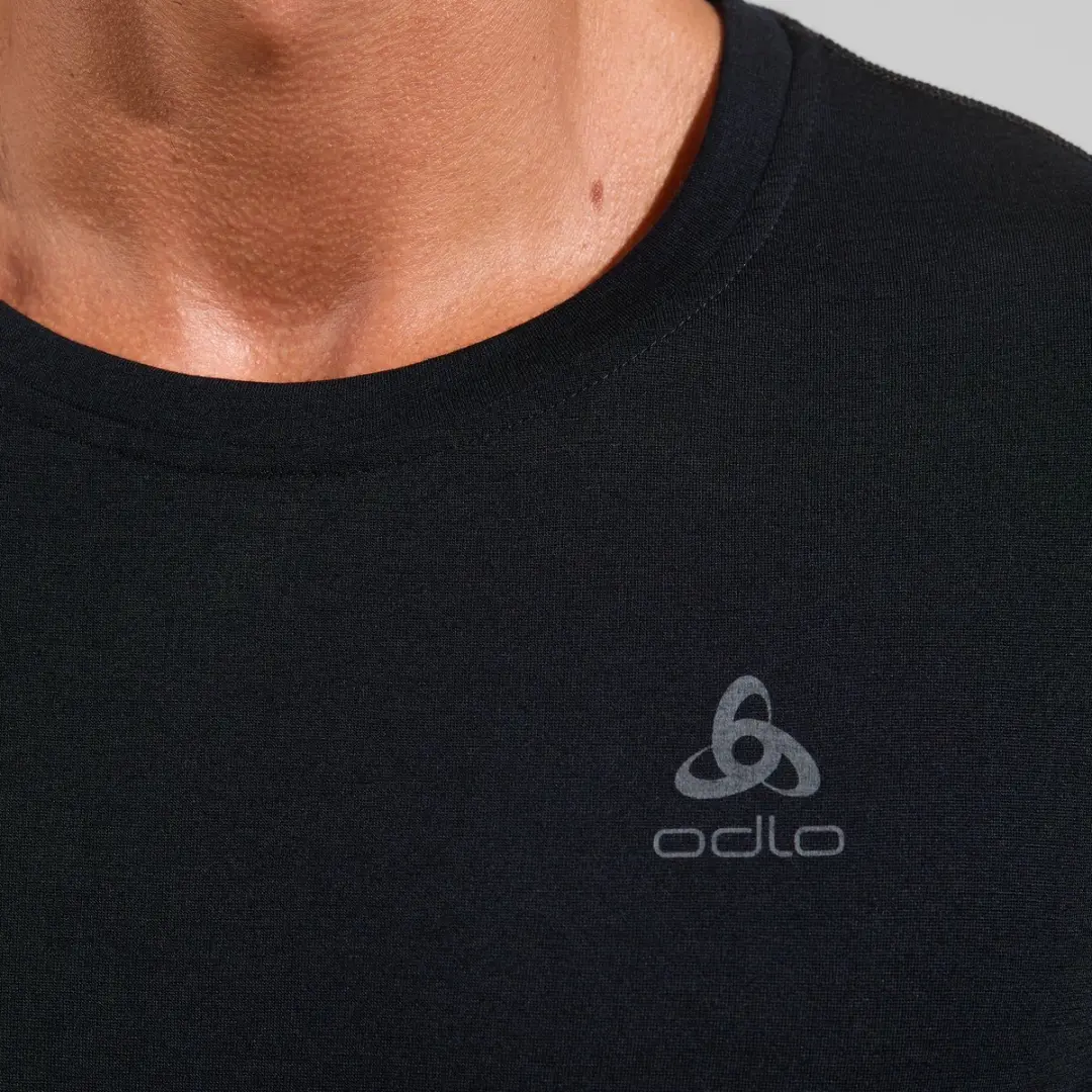 ODLO Natural Merino 200 Thermoshirt Mannen - Maat M - Zwart
