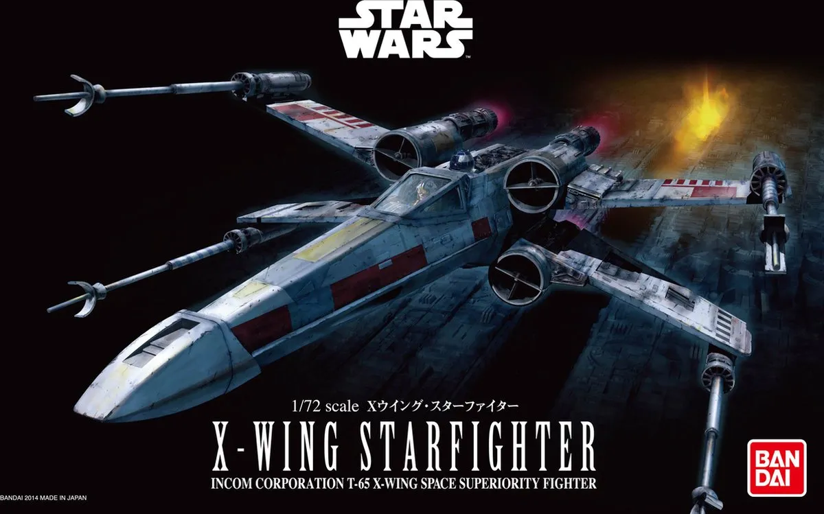 Revell Bandai 01200 X-Wing Starfighter Modelbouwpakket 1:72