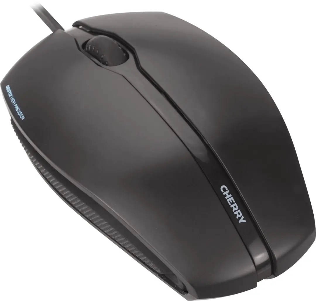 Cherry Gentix USB Muis Ambidextrous 1555237 - Zwart