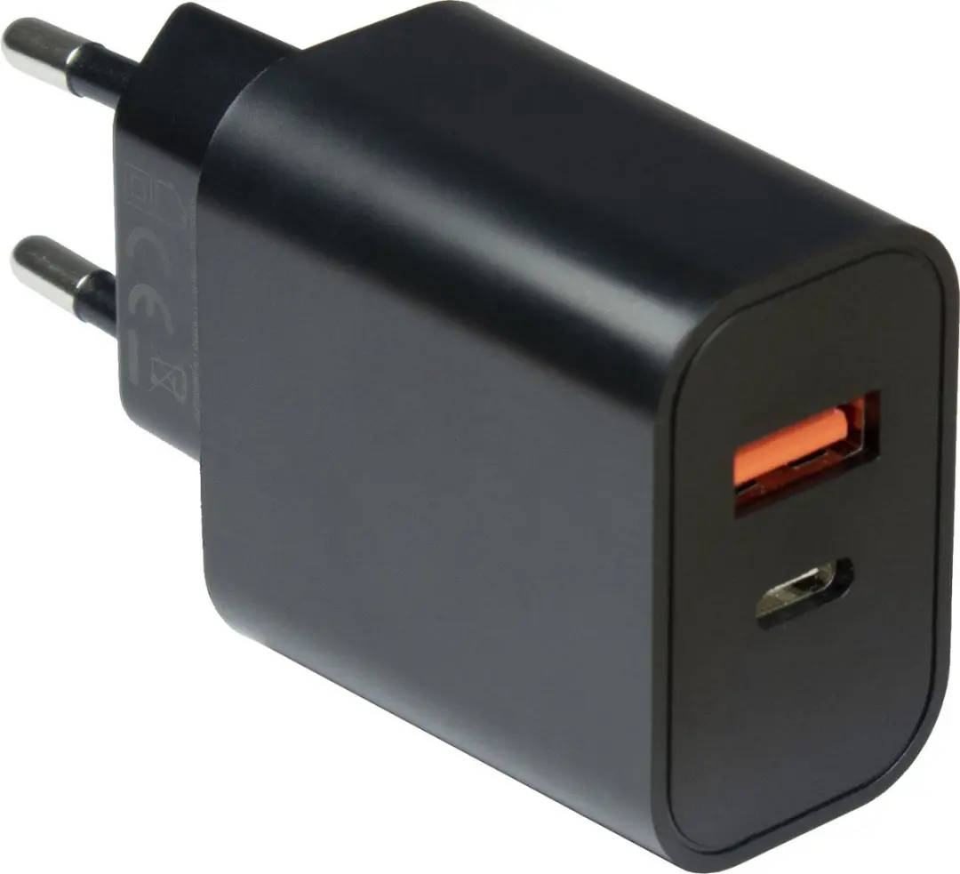 Intertech PD-Charger USB-C PD-2120 20W - Zwart - afbeelding 2 van 3