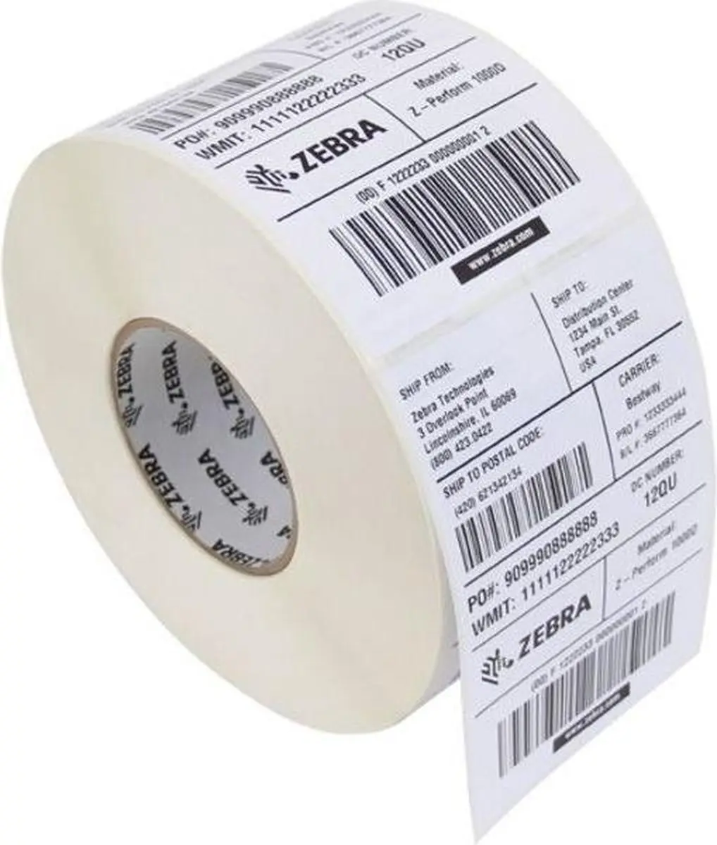 Zebra 87809 Labelrol 102x152mm - Wit