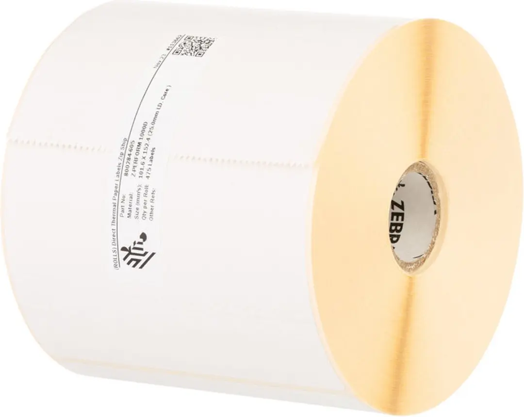 Zebra 87809 Labelrol 102x152mm - Wit
