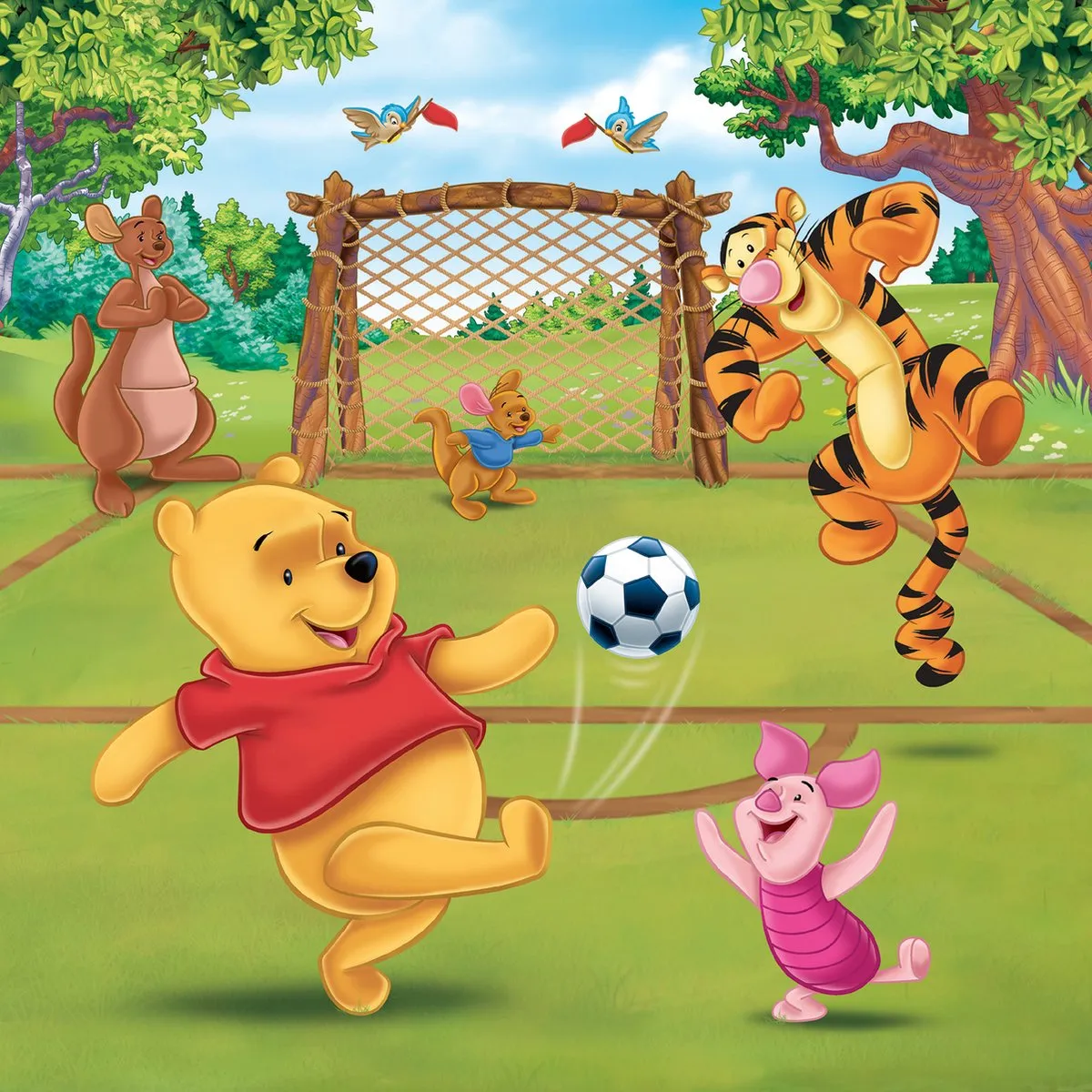 Ravensburger Disney Winnie the Pooh Sportdag Puzzel - 3x49 Stuks - afbeelding 6 van 6