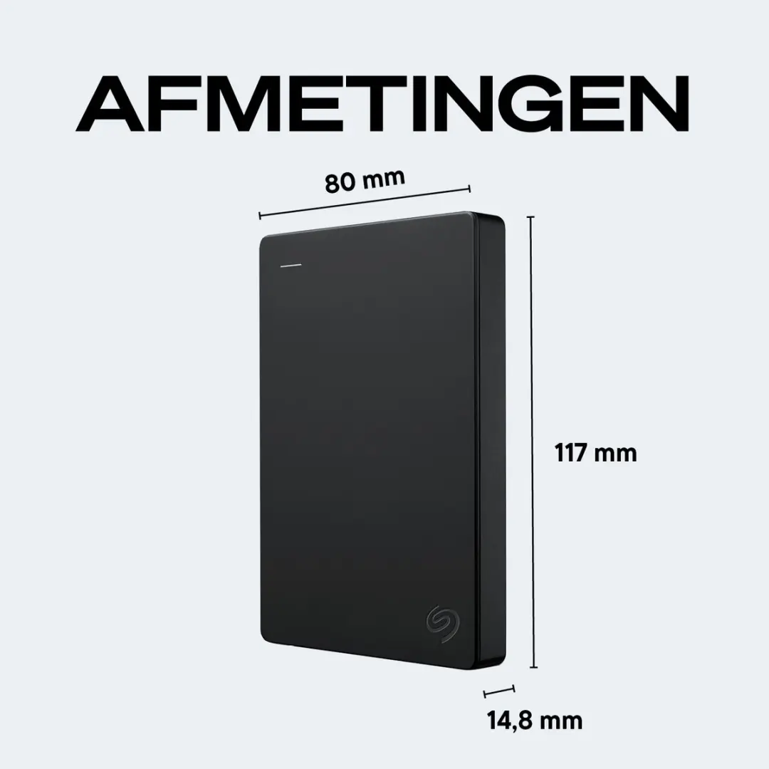 Seagate Expansion Portable STKM1000400 Externe HDD 1TB - Zwart