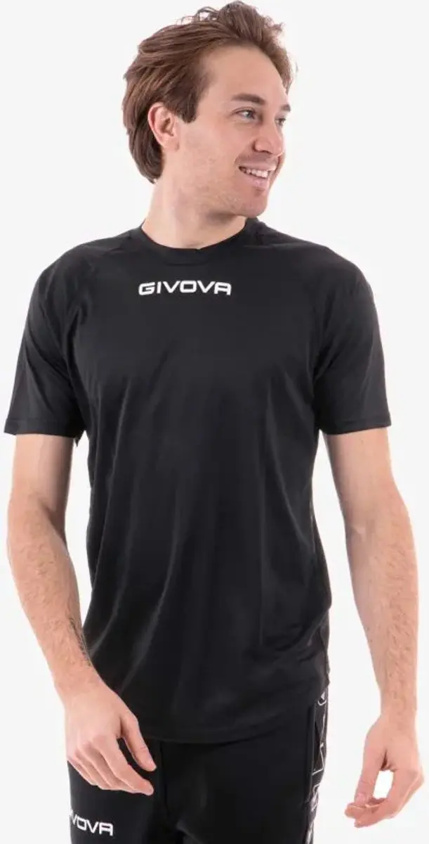 Givova One Microforatasports-T-shirt XXS - Zwart - afbeelding 6 van 6